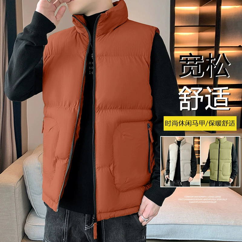 Демисезонный жилет, модный тренд, теплый пуховик, размер oversize