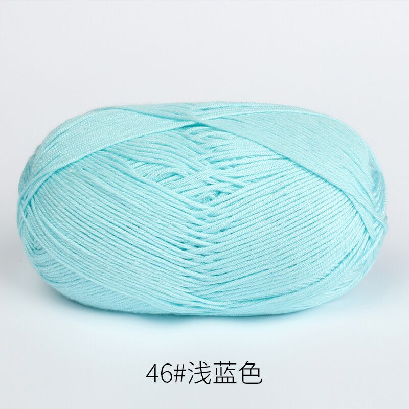 46 라이트 블루*32S*라이트*6*코튼 클리어