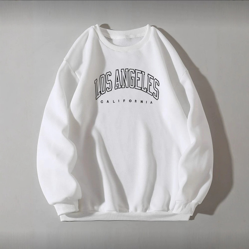 Imitation Cotton Huacan Composite Milk Silk 320g (Silver Fox Velvet 420g) Round Neck Loose Sweatshirt Imitation Cotton Huacan Composite Milk Silk 320g (Silver Fox Velvet 420g) Round Neck Loose Sweatshirt