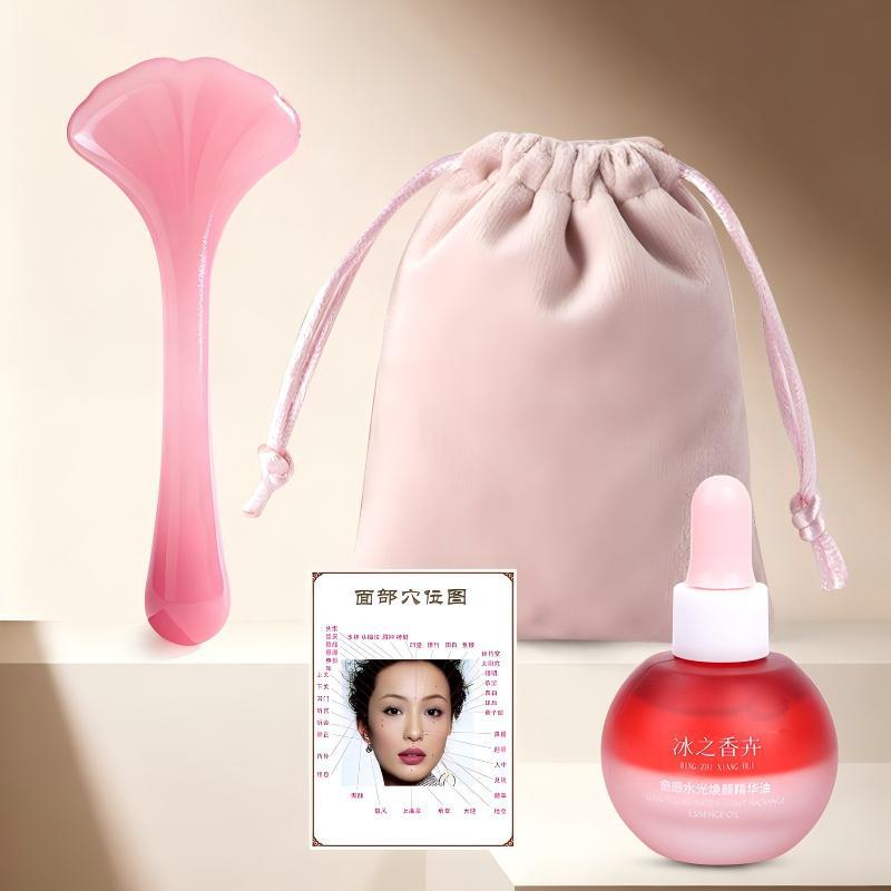 masaje facial extracción de tendones de resina de meridiano varilla de estiramiento de ojos estiramiento de meridianos de acupuntura de albaricote placa de belleza