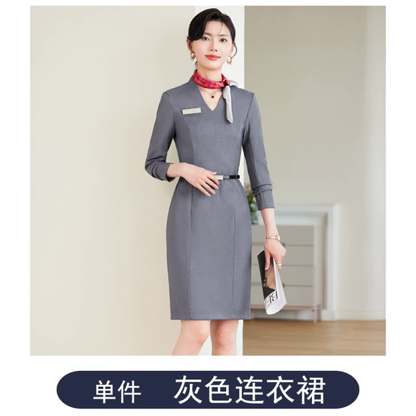 Gray single dress