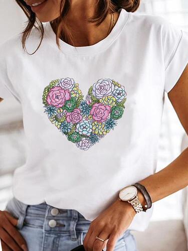 2024 Cross-border T-shirt AliExpress Amazon Independence Station Women's Wear Short-sleeved Wish Hot Spot TEMU