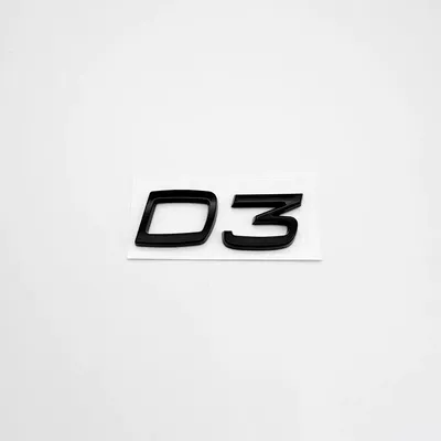 rear logo Car logo - d3-gloss-black