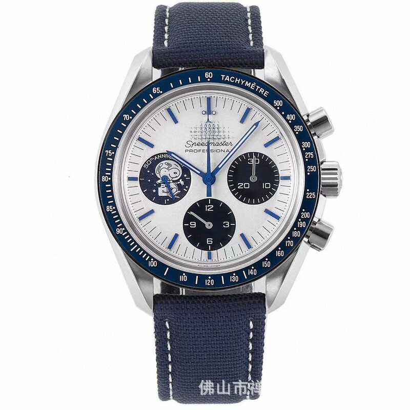 Automatic Watch OS Snoopy Lunon Spaceship Speedmaster 3861 Chronograph Multifunctional Men's Mechanical Watch