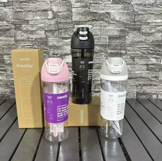 新款塑料杯时尚简约便携带吸管运动冷水杯健身直饮杯饮水杯防摔