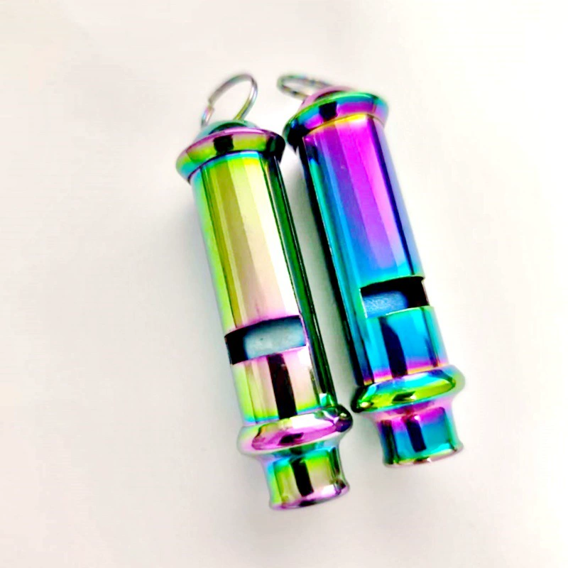 Colorful police whistle, nuclear-free high-frequency whistle, fire whistle, traffic referee exclusive whistle, genuine wholesale