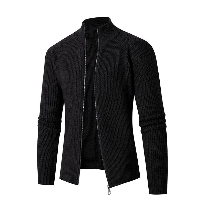 Herren Cardigan Strickjacke Casual Feinstrick Pullover Herren_voghion.com