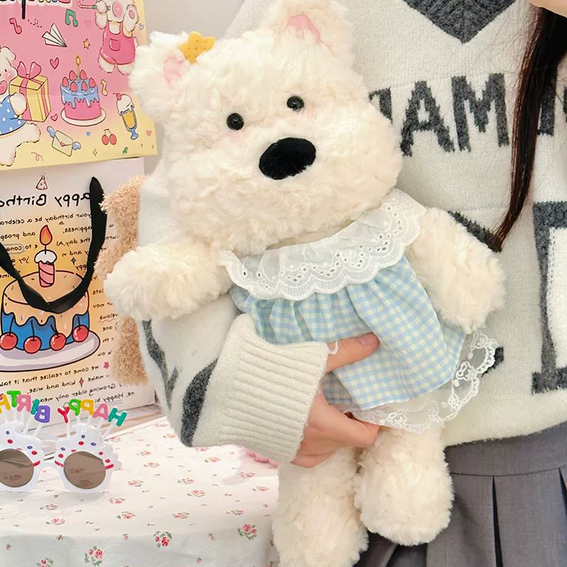 Cute plush pendant, minifigure, doll, apron, skirt, pillow, Birthday gift