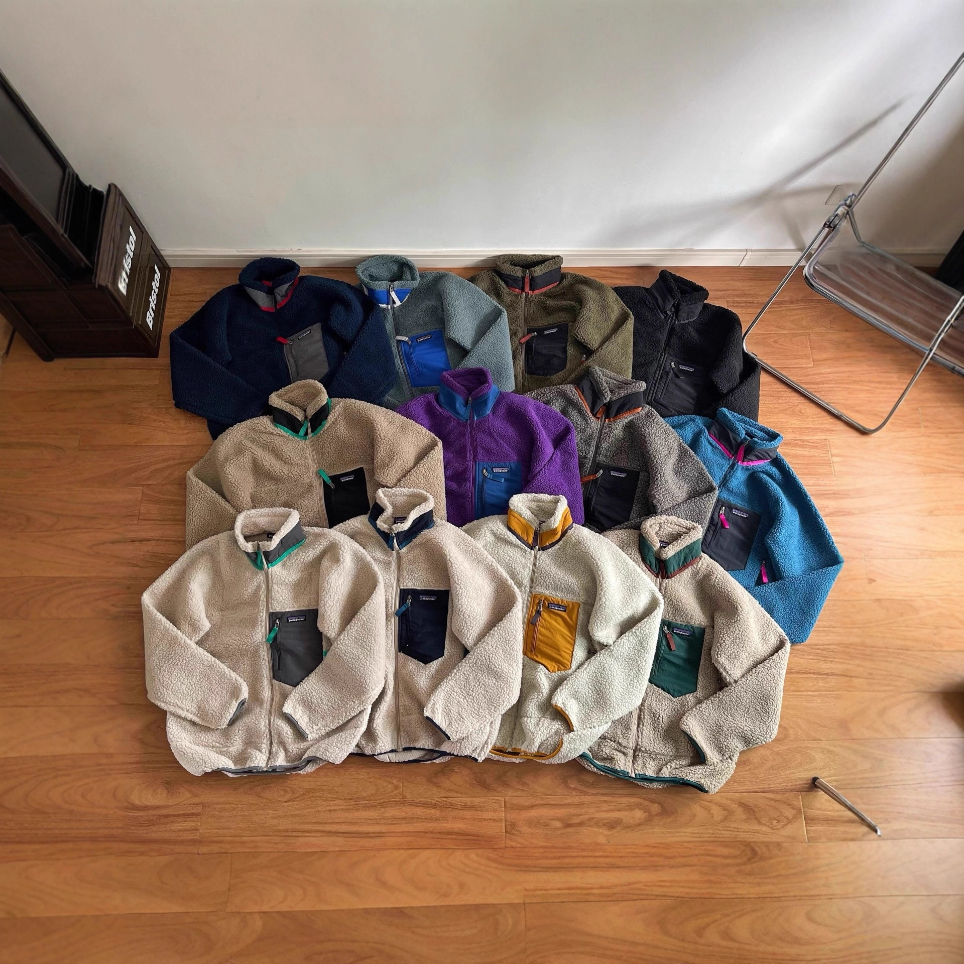 The Store Offers Pata Winter Fleece Lamb Wool Stand-Collar Zip-Up Jacket in Twelve Colors for E-Commerce Cross-Border Sales