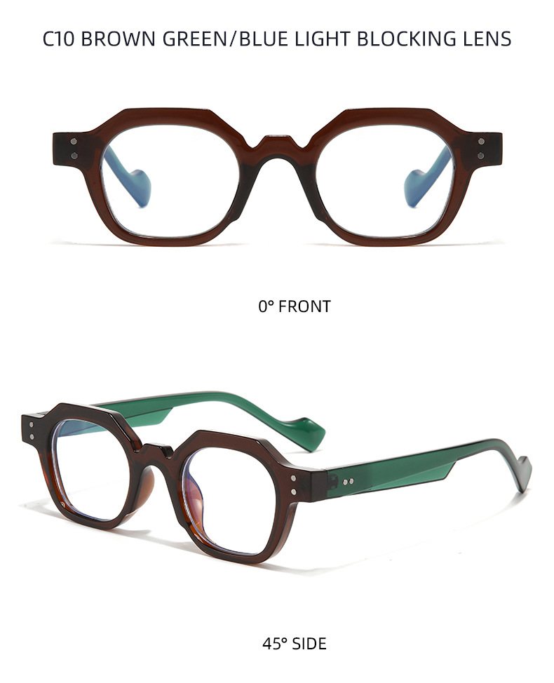 50g Weight Full Frame Glasses Structure Sunglasses Classification PC, UV400 Protection Lens Material Polygon Glasses Style Travel, Street Occasion Solid Color Pattern Unisex Gender Simple Style, Streetwear Style Grey, Black Color Simple Style Streetwear Solid Color PC UV400 Protection Polygon Full Frame Men's Sunglasses 14