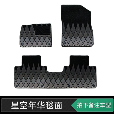 Modelə uyğun ayaqaltı — Injection-Molded Tpe Floor Mats - starry-sky-years-rug