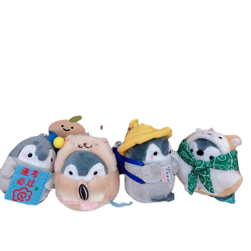 Ins Little Red Book El mismo colgante de pingüino estudiante energía positiva pingüino muñeco de peluche pequeño colgante llavero