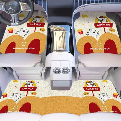 integrated car carpet type cartoon – Avtomobil döşəmə paspasları - cartoon-style-2-a-pair-of-front-rows-5065