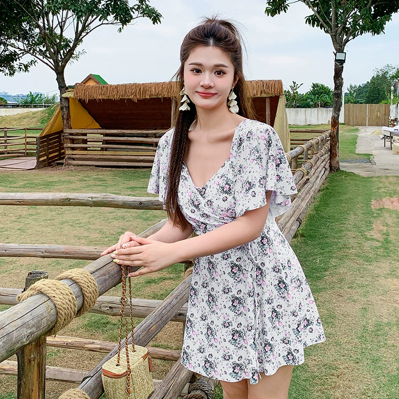 Продвинутое сексуальное купальник Fairy Fan 2025 Hot Spring Skirt - стиль тонкий живот, тонкий размер, немного полноватый 200 фунтов купальник