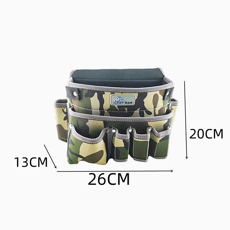 Kit de papel tapiz para trabajar la madera bolsillo de uñas bolsa de uñas resistente al desgaste bolsa de cintura bolsa de uñas multifuncional Kit de bolsillo de cintura