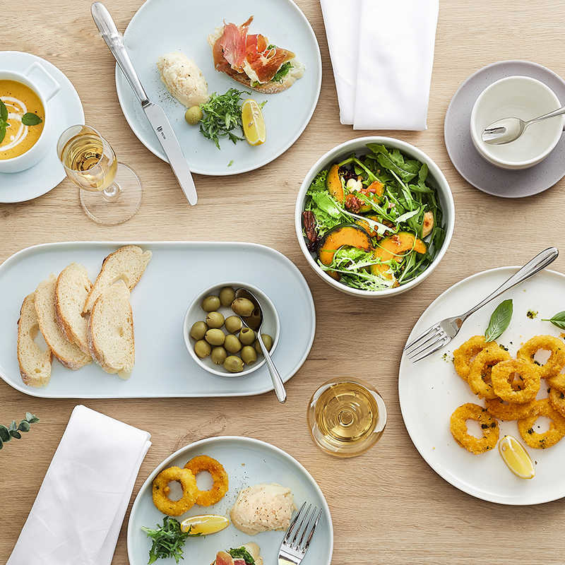 Transfronterizo LZ LCCang cerámica Hampton serie Inglés viento alto color esmalte nuevo hueso porcelana cubiertos domésticos artículos