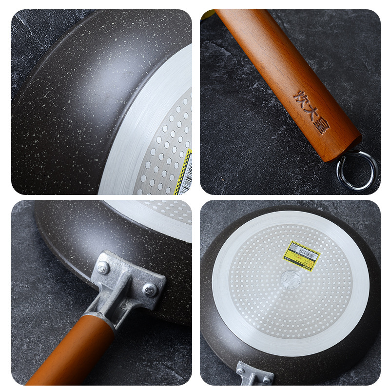 Cocina maestro hervidor maifan piedra pan antiadherente panqueque Cocina de Inducción estufa de gas adecuado para la tortilla de carne sartén