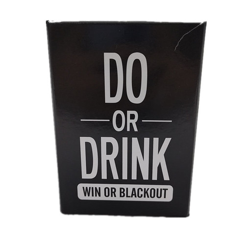 Truth or Drink party game card set, Crazy Drinking Series, Do or Drink board game