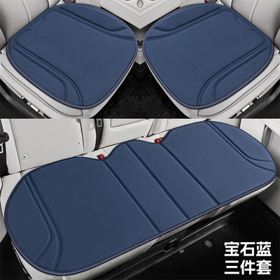 Four Seasons Pad use - sapphire-blue-three-piece-set-seaweed-fiber-linen