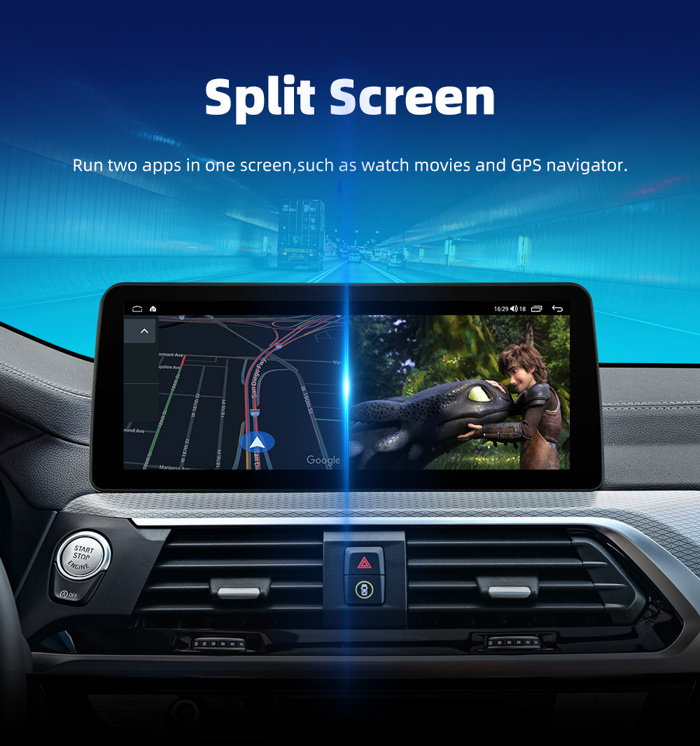 12.3inch Large-Screen Android Smart All-In-One Navigation Unit T133/8581/7862 with Optional 360 Panoramic View, C