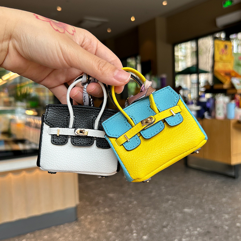 New Mini Bag Pendant Cute Earphone Bag Lipstick Bag Car Key Bag Keychain Bag Accessories Coin Purse