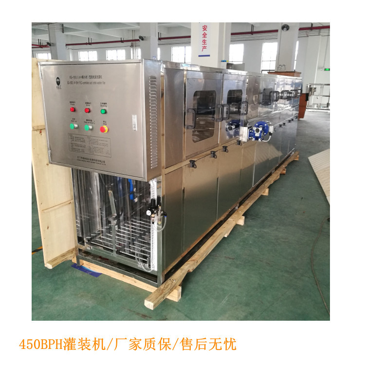 Manufacturer Manufactures 300 Barrels of Filling Machines, All Stainless Steel Bottled Water Filling Machines, National Standard Filling Machines