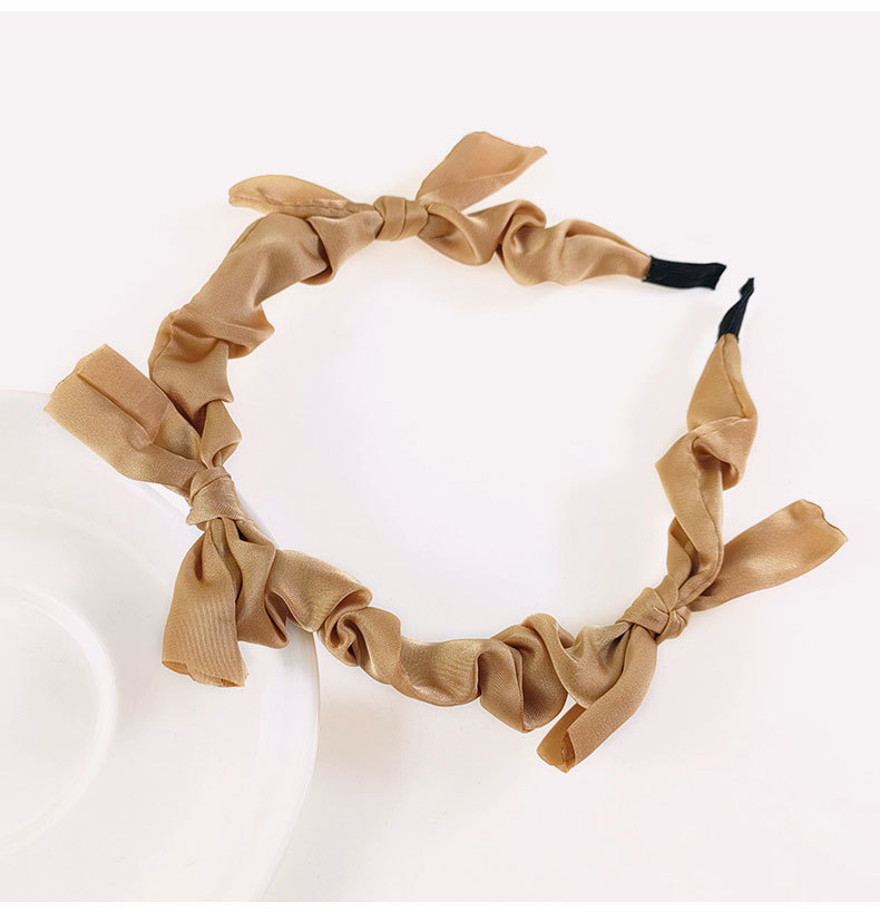 Korean Style Satin Bows Thin Hairband Wholesale Jewelry Nihaojewelry display picture 5