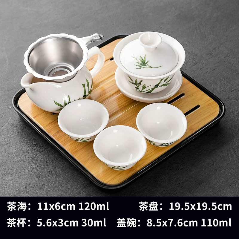 Tea set, ceramic tea cup, simple and elegant design