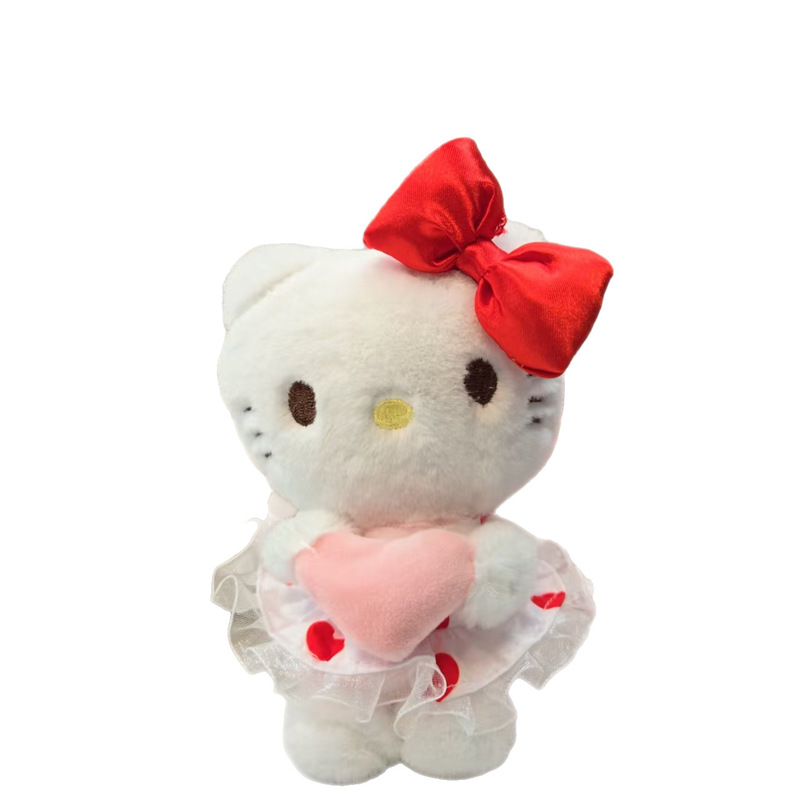 漫画クリエイティブかわいいキティ猫ぬいぐるみ人形ペンダントキーホルダーカップルバッグ人形小さなペンダント|undefined