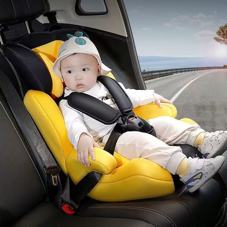 Child Car Seat for Infants and Toddlers from 9 Months to 12 Years Old, Portable and Easy to Use, Can Sit or Recline