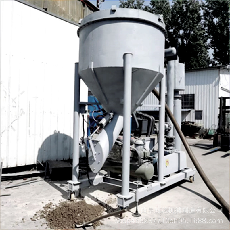 150型砂石吸料机 电厂清灰气力输送机 罗茨风机 炭黑粉装吨包