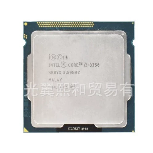 Intel Core i3-3250 SR0YX 3.50 ГГц, двухъядерный, четырёхпоточный