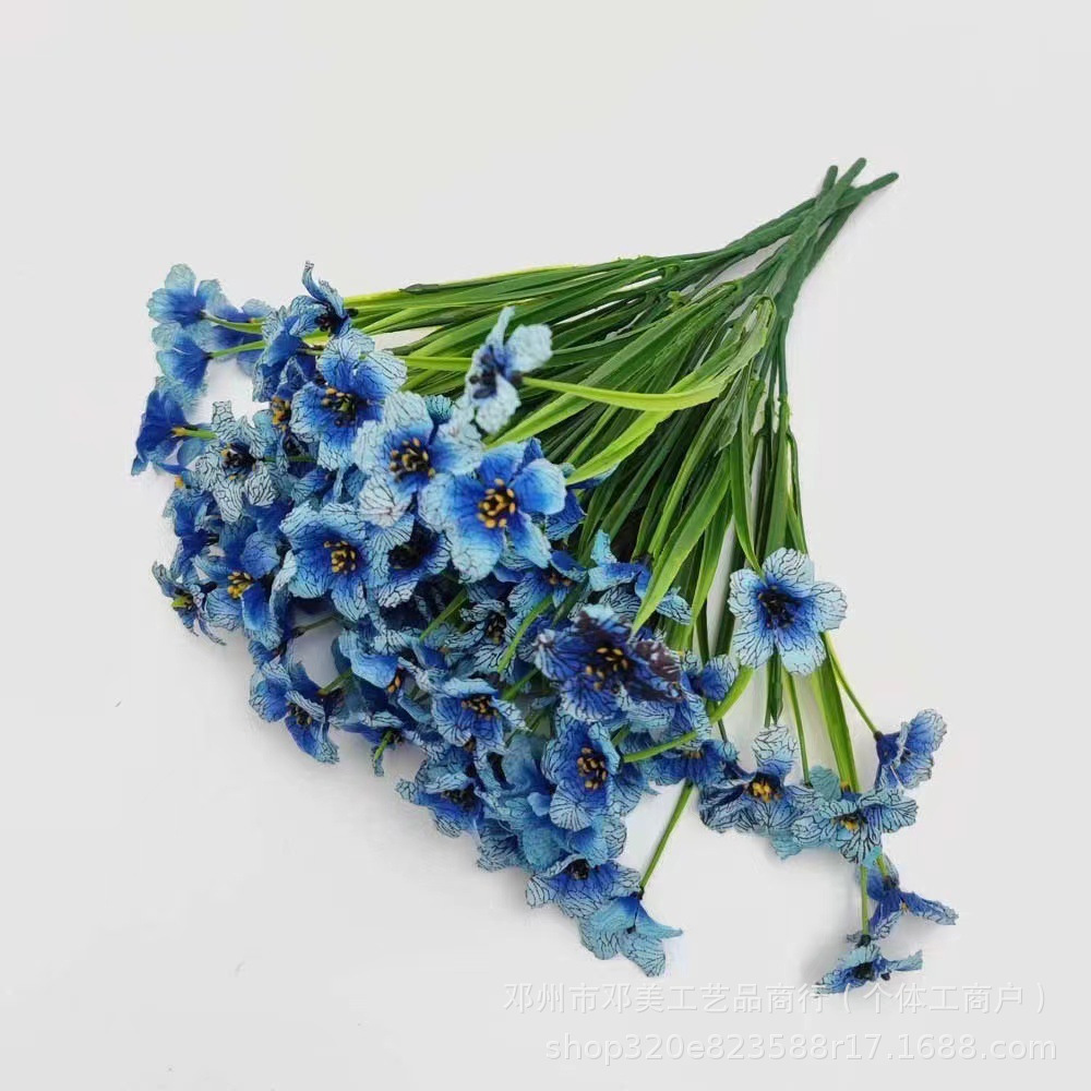 파란색