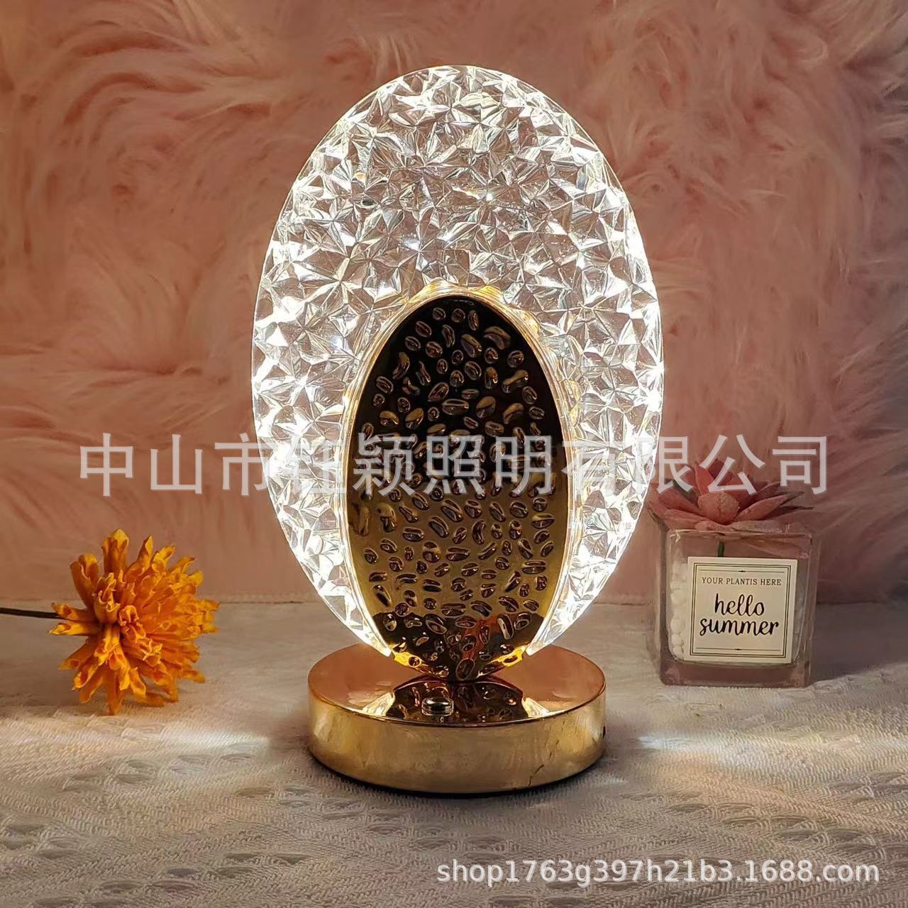 공장 직접 공급 현대 간단한 창조적 인 고급 USB 충전 침대 옆 거실 침실 공작 깃털 분위기 밤 빛