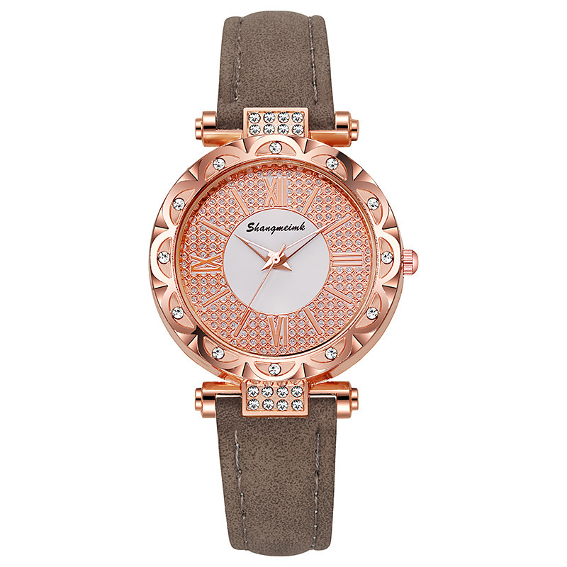 Comercio exterior transfronterizo nuevas señoras estilo coreano reloj de cuarzo simple cinturón clásico reloj de mujer traje de moda