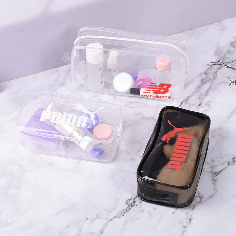 Индивидуальная косметичка из ПВХ, прозрачная, водонепроницаемая, портативная дорожная косметичка, сумка для хранения туалетных принадлежностей