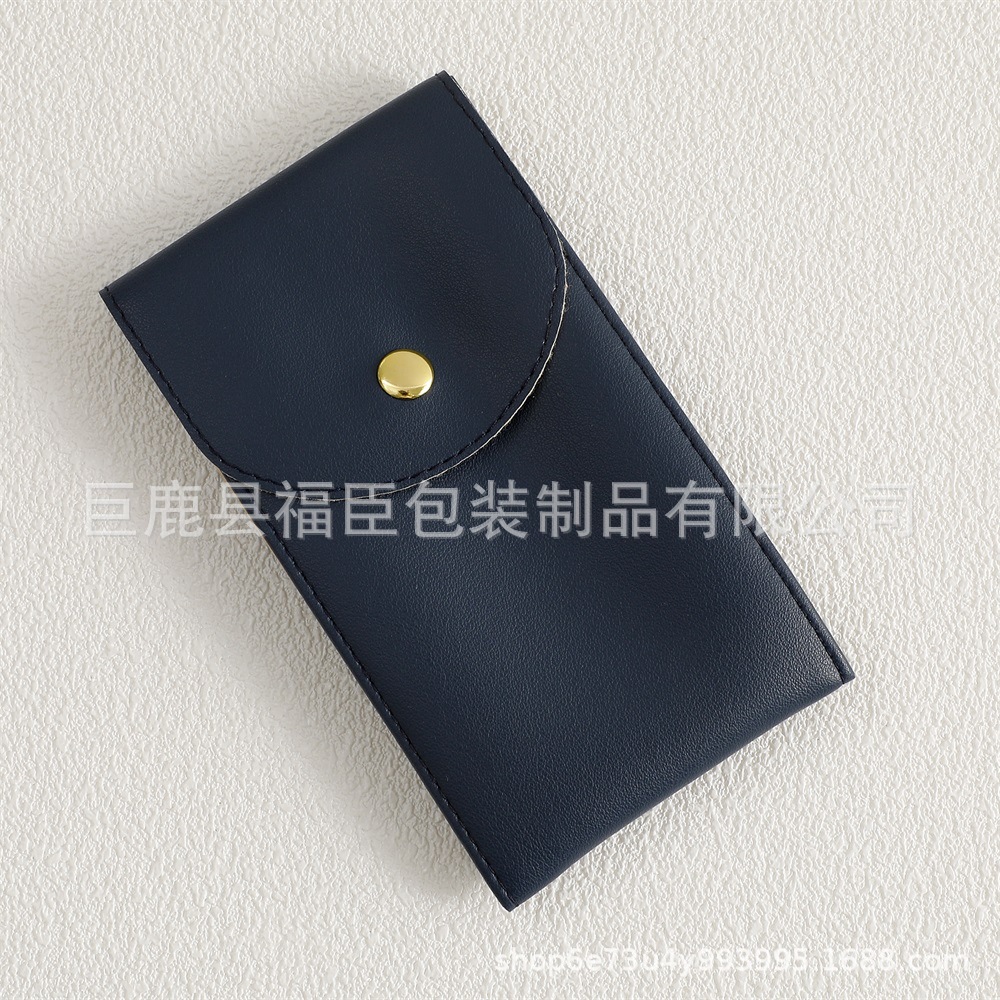 Mecánico reloj bolsa funda pu Snap anti-arañazos bolsa de almacenamiento de viaje Snap portátil reloj de pulsera bolsa