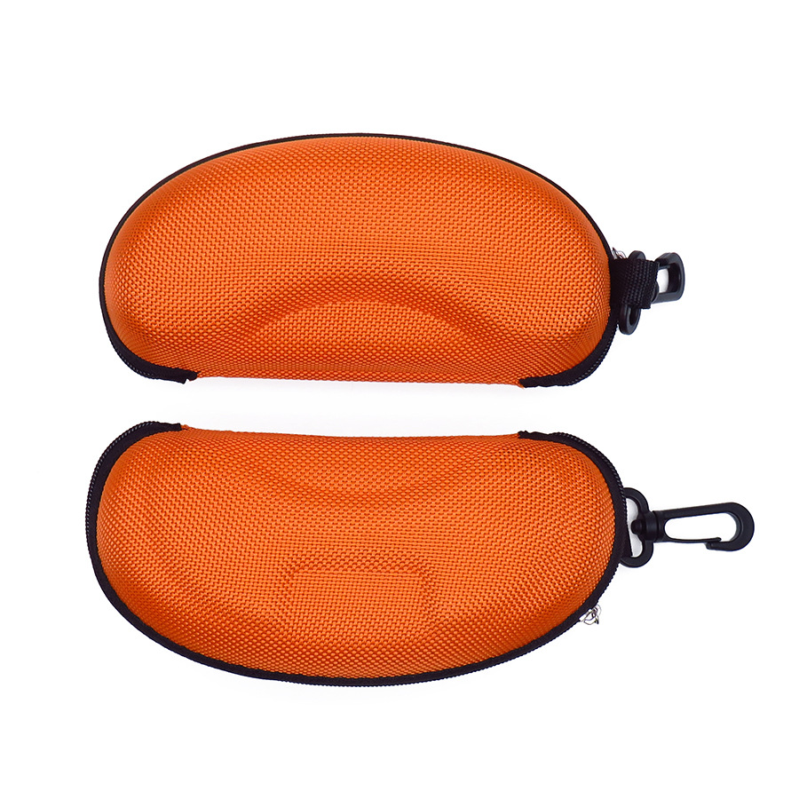 卸売EVAメガネケース オックスフォード布製 耐圧・耐衝撃サングラスケース フック付きジッパー式メガネケース メガネバッグ