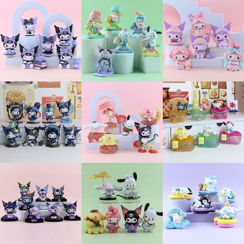 Kuromi, My Melody, Cinnamoroll Plush Figurines, Girly DIY Decorations, Popular Sanrio Figurines Wholesale Kuromi, My Melody, Cinnamoroll Plush Figurines, Girly DIY Decorations, Popular Sanrio Figurines Wholesale