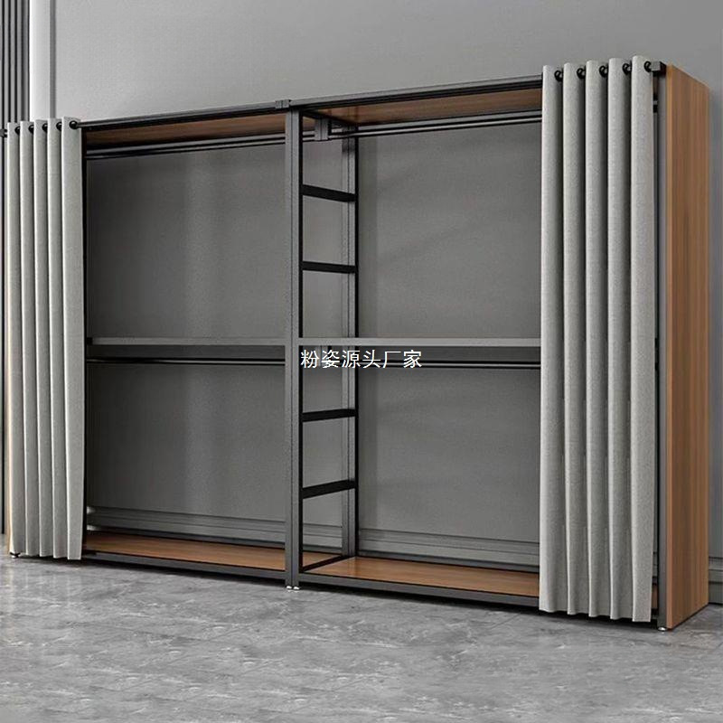 Clothes Rack, Coat Rack, Bedroom Combination Wardrobe, Thickened and Thickened, Multi-Functional, Simple Assembly, Metal Wardrobe, Not Included Clothes Rack, Coat Rack, Bedroom Combination Wardrobe, Thickened and Thickened, Multi-Functional, Simple Assembly, Metal Wardrobe, Not Included