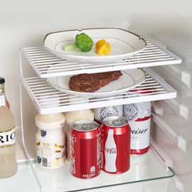 ZM6H批发厨房橱柜分层置物架冰箱柜子内部u型c形台面多功能隔层隔