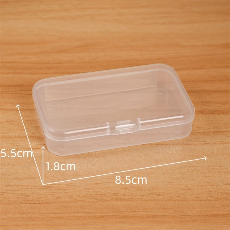 名刺の長方形のプラスチックの平たい箱の砂糖の紙のもち米の紙の包装箱の部品の箱の電子の部品の箱のカードの箱の空の箱