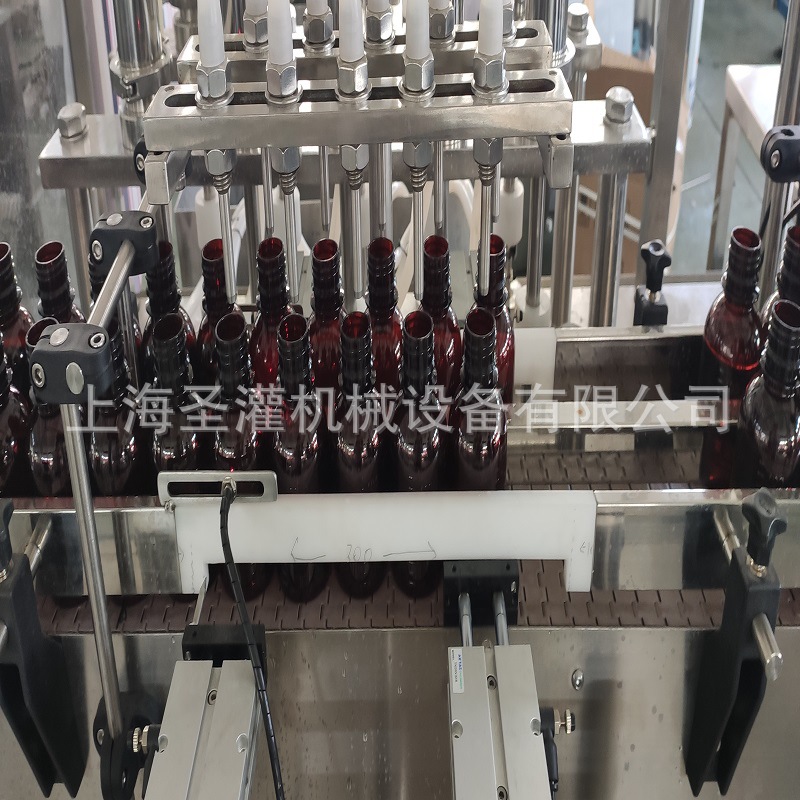 100ml糖浆瓶药水灌装生产线全自动塑料瓶口服液灌装机原浆设备