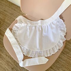 Lolitaメイドエプロンかわいいお姫様風エプロンソフト妹ロリータ日常兜中華小料理娘エプロン