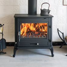 厂家直供室内装饰真火壁炉家用采暖壁炉欧式铸铁壁炉观火独立壁炉