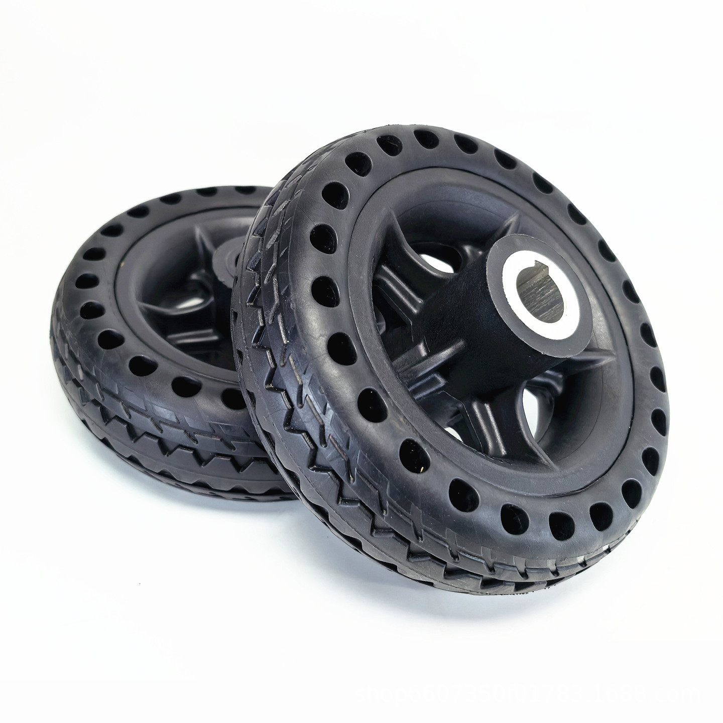 6inch Electric scooter VGA robot 6x2 explosion-proof tire wheel assembly 6x1.8 honeycomb solid tire accessories