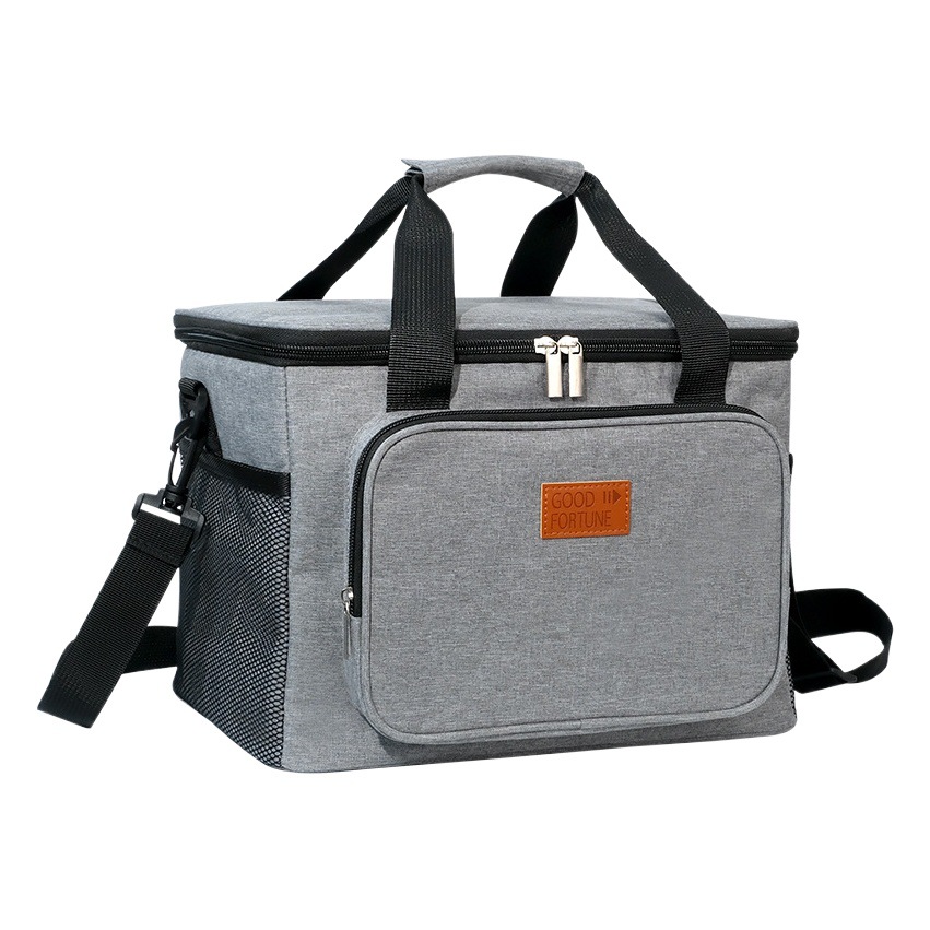 Amazon transfronteriza bolsa de almuerzo portátil hombro bolsa de picnic PEVA coche al aire libre bolsa de hielo aislado caja de almuerzo bolsa al por mayor