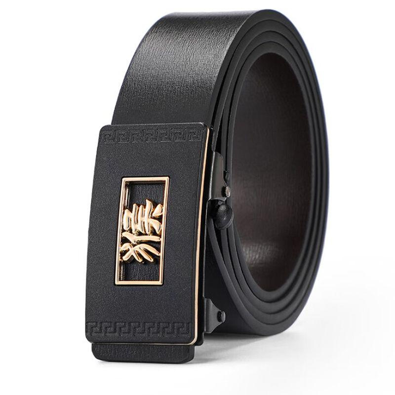 Cinturón automático para hombre moda juvenil casual y negocios sin dientes
