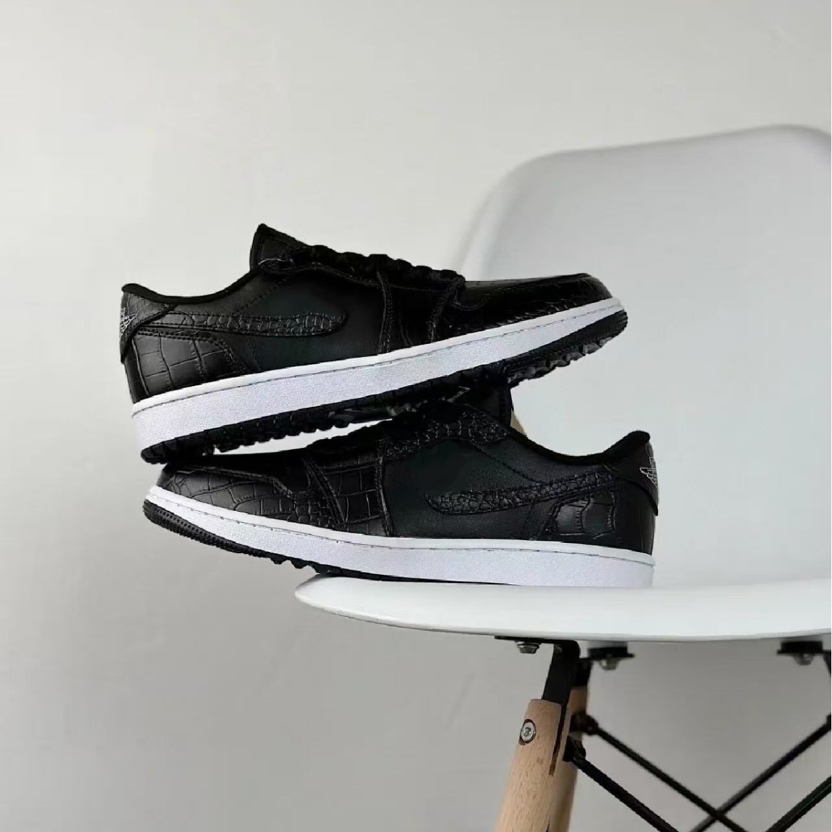 Putian authentic AJ1 retro basketball shoes, unisex, comfortable, soft, breathable, low-top, casual athletic sneakers