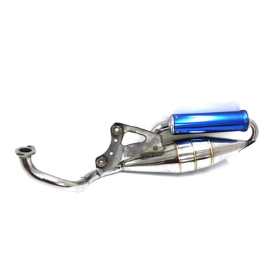 Motorcycle Modified Exhaust Pipe Suitable for Af34 Zx50 Two-Stroke Dio, Straight Model, Stainless Steel Iron (Exhaust pipe) - zx50-modification-304-stainless-steel-upgrade